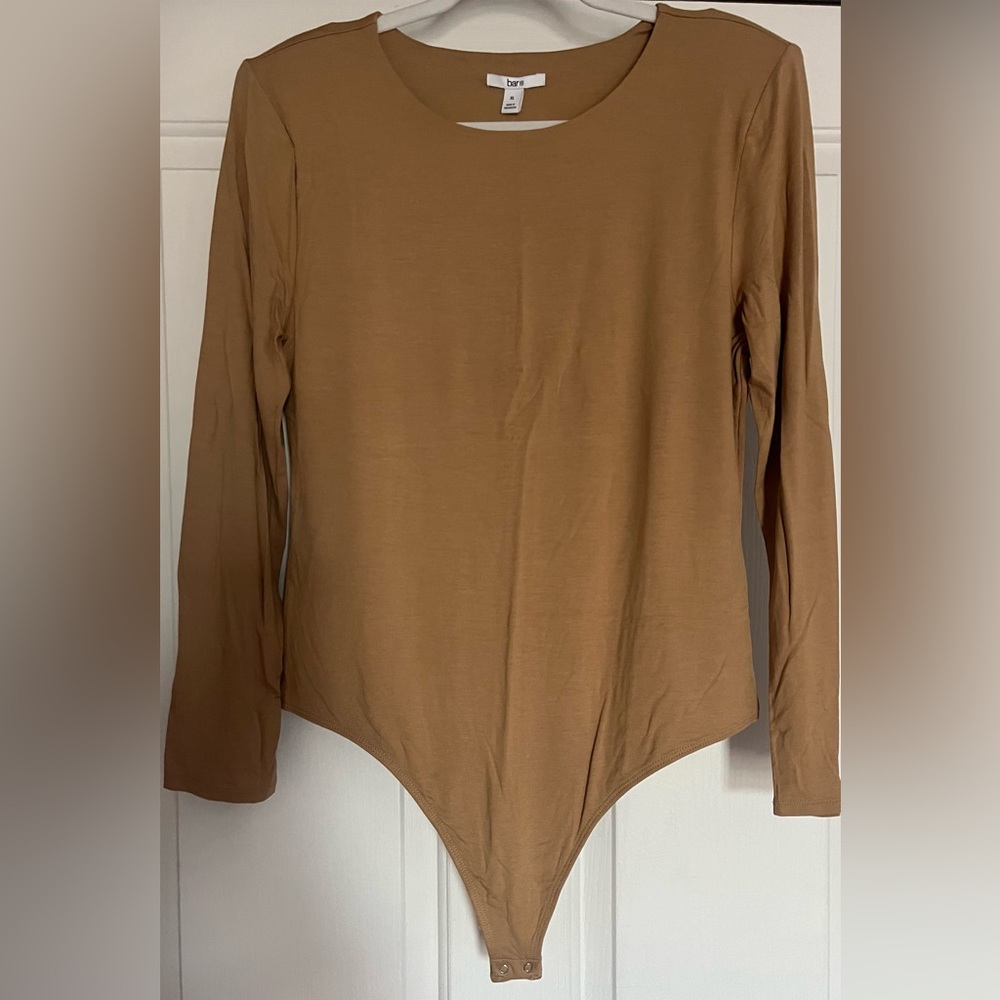 BAR lll Long Sleeve Tan Bodysuit
